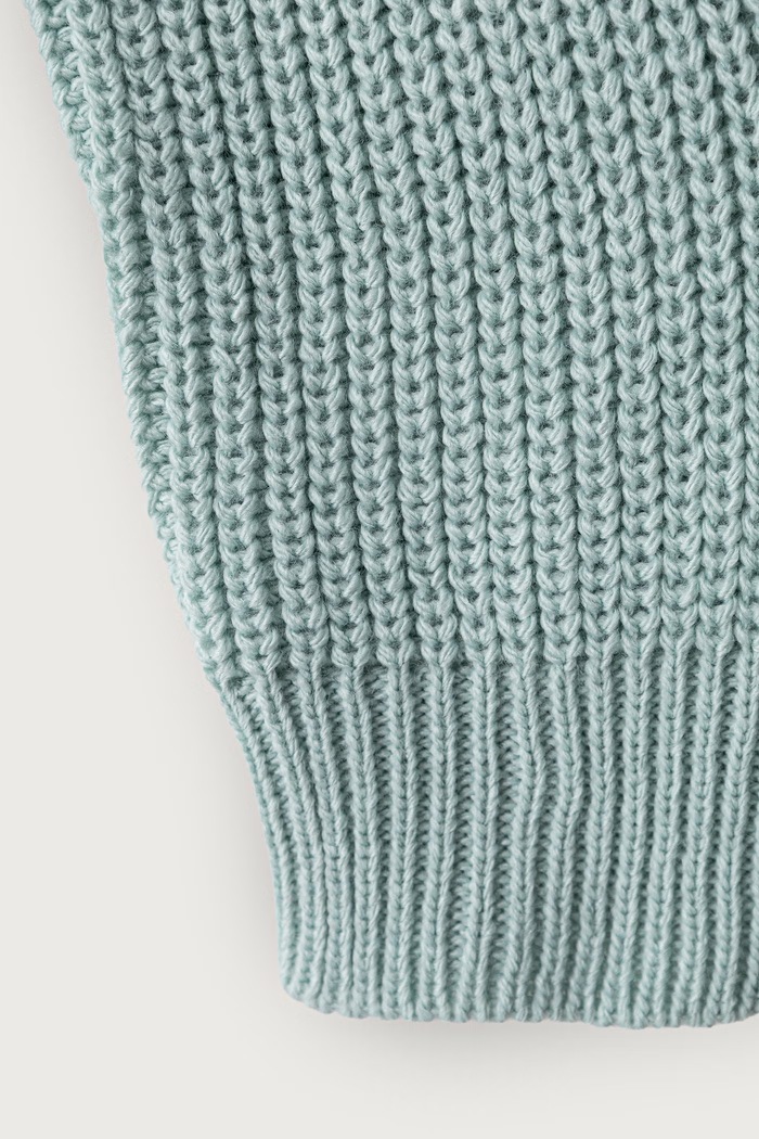 Dziewczynka United Colors of Benetton Sweter dziecięcy 1370C108O.G.Reproposal turkusowy