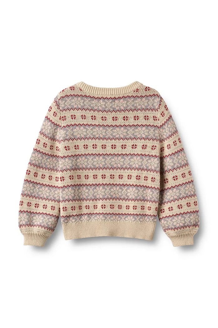 Wheat Kardigan za djecu s pamukom 0566.560.GOTS bež AW26