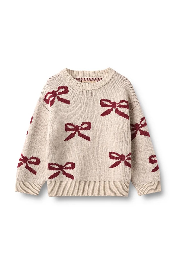 Wheat Pulover za djecu od merino vune 0511.567 bež AW26