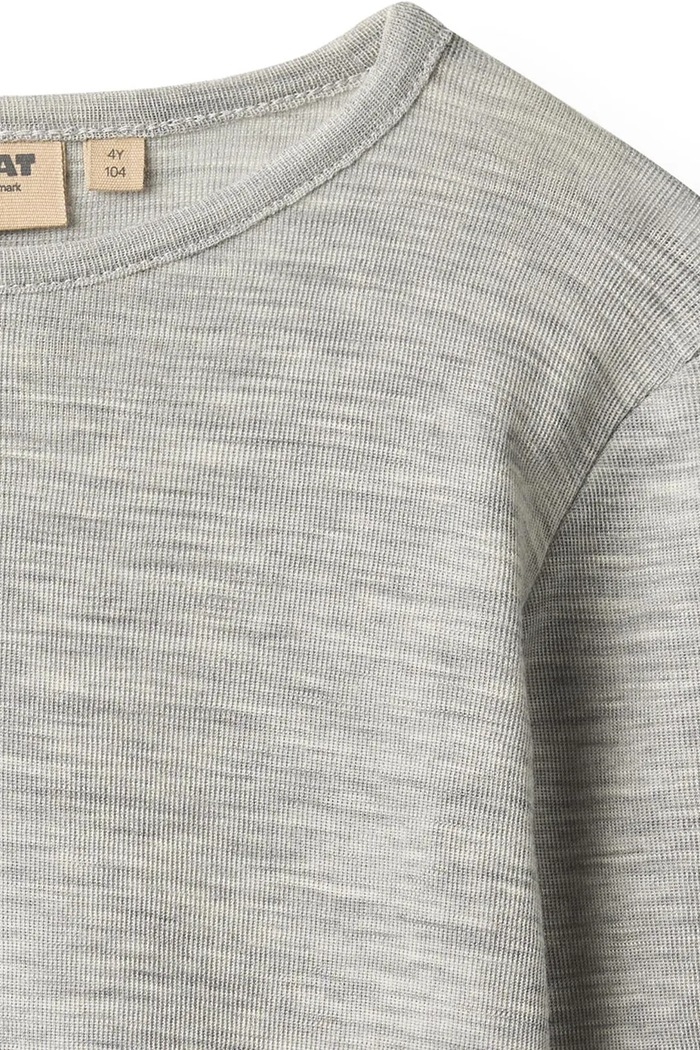Djevojčice Wheat Majica dugih rukava za djecu od merino vune 2155.775.RWS siva