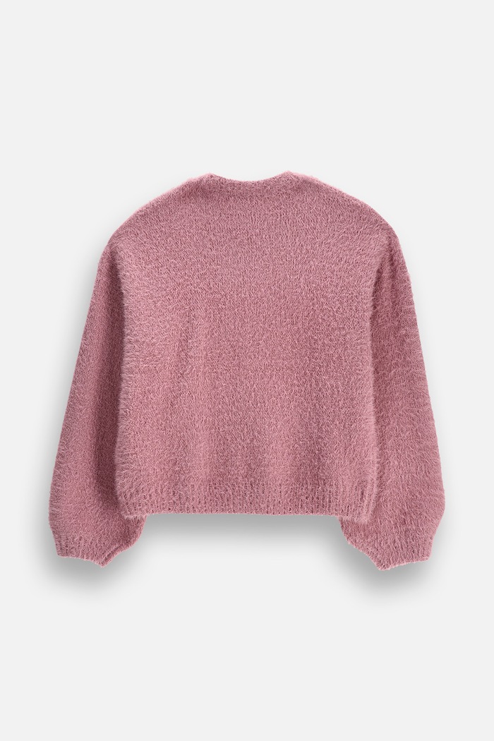 Coccodrillo Sweter dziecięcy ZC6172104WGJ fioletowy AW26