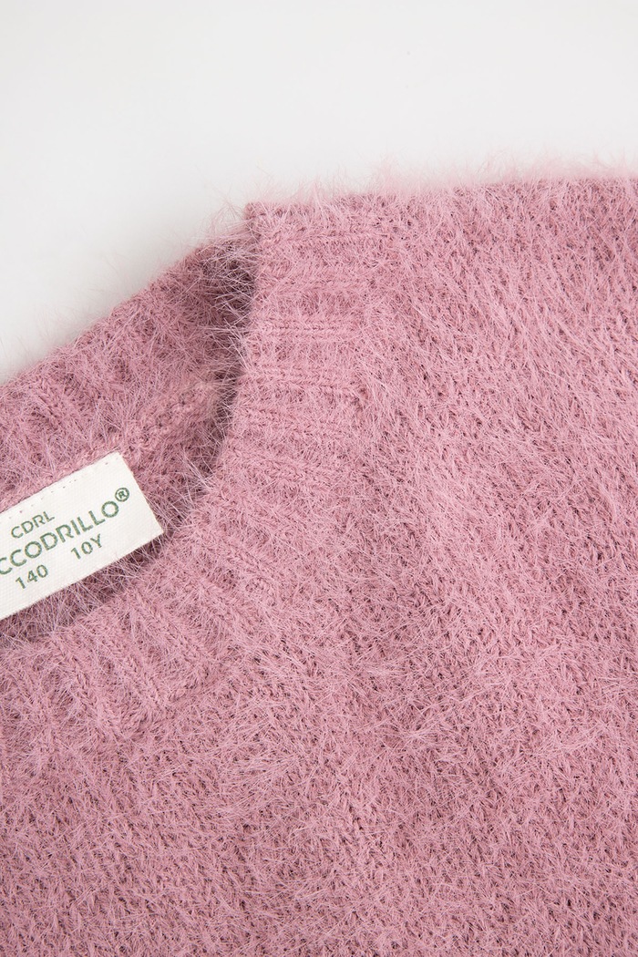 Dziewczynka Coccodrillo Sweter dziecięcy ZC6172104WGJ fioletowy