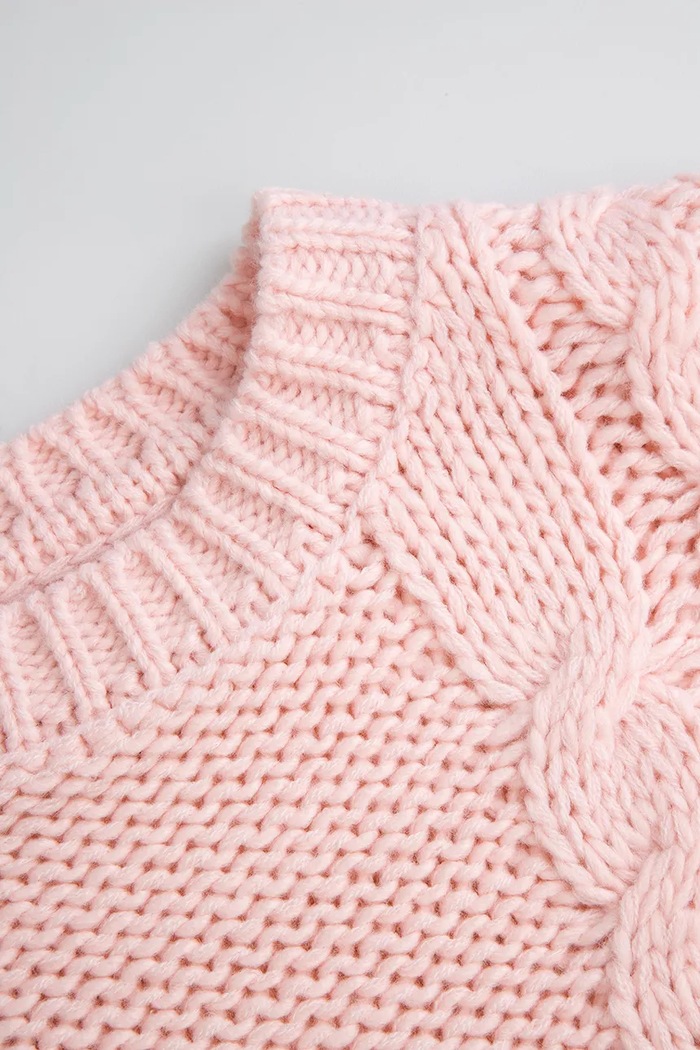 Dziewczynka Coccodrillo Sweter dziecięcy ZC6172103FGJ różowy