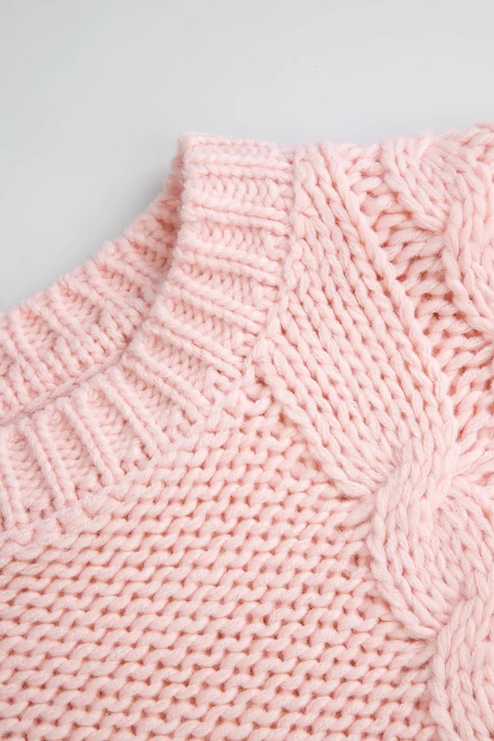 Dziewczynka Coccodrillo Sweter dziecięcy ZC6172103FGJ różowy