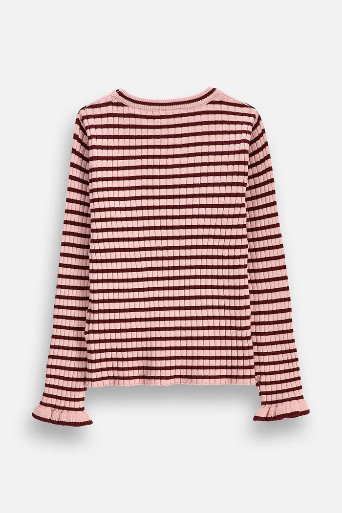 Coccodrillo Sweter dziecięcy ZC6172102FGJ różowy AW26