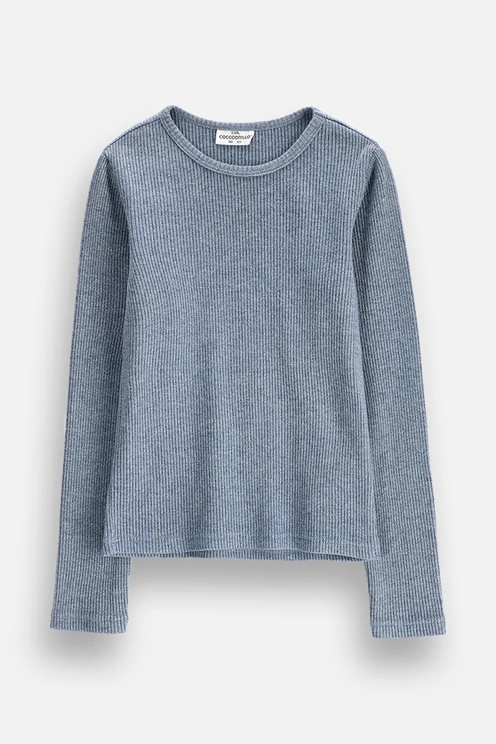 Coccodrillo Sweter dziecięcy ZC6172101FGJ niebieski AW26