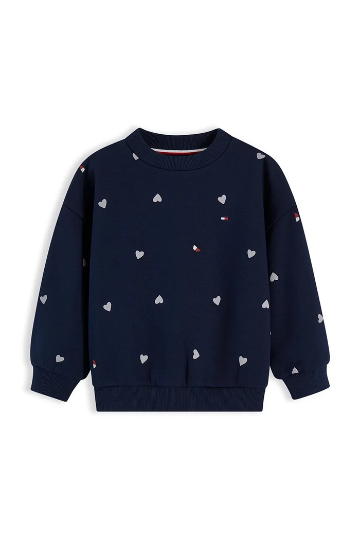 Tommy Hilfiger Bluza dziecięca z bawełną KS0KS00781.98.122.9BY2 granatowy AW26