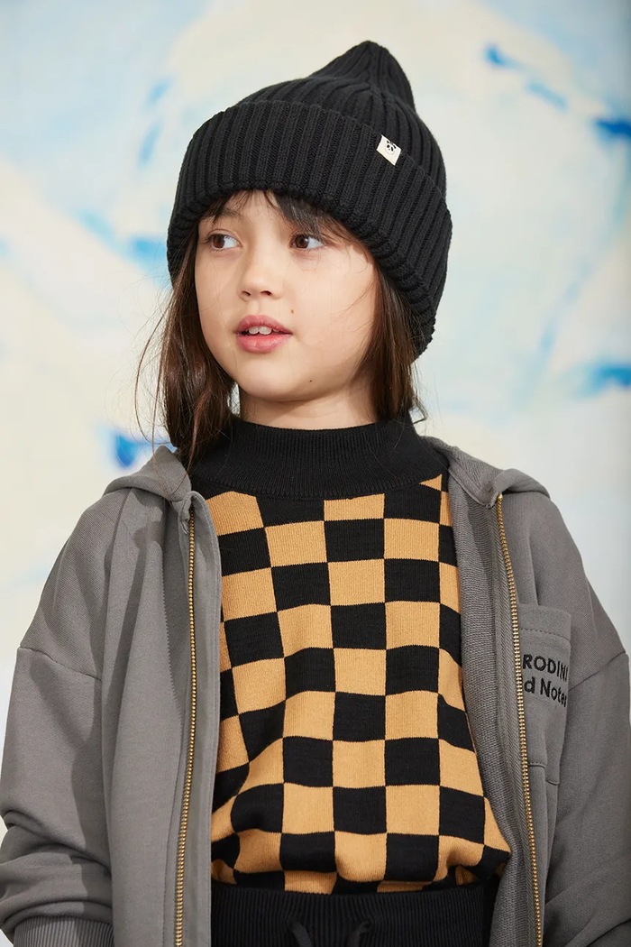 Mini Rodini sweter dziecięcy bawełniany Chess 26720164