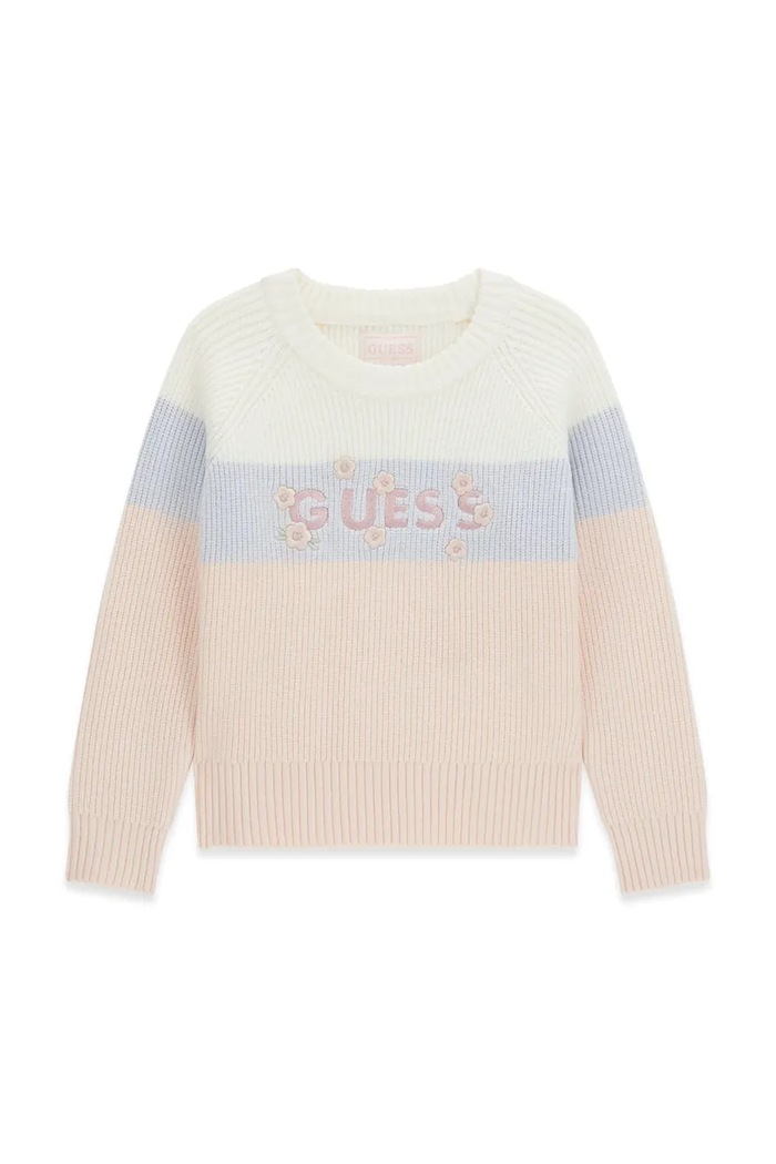 Guess Sweter dziecięcy z wiskozą beżowy K6BR08.Z1286.9BY2