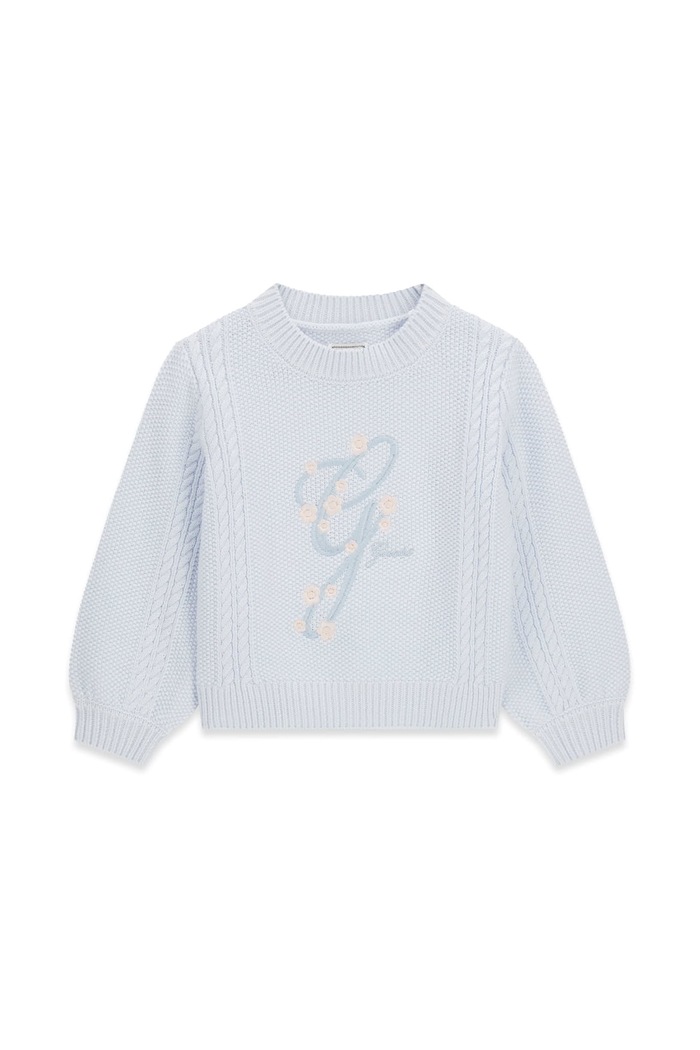 Guess Sweter dziecięcy z dodatkiem wełny niebieski K6BR07.Z1285.9BY2