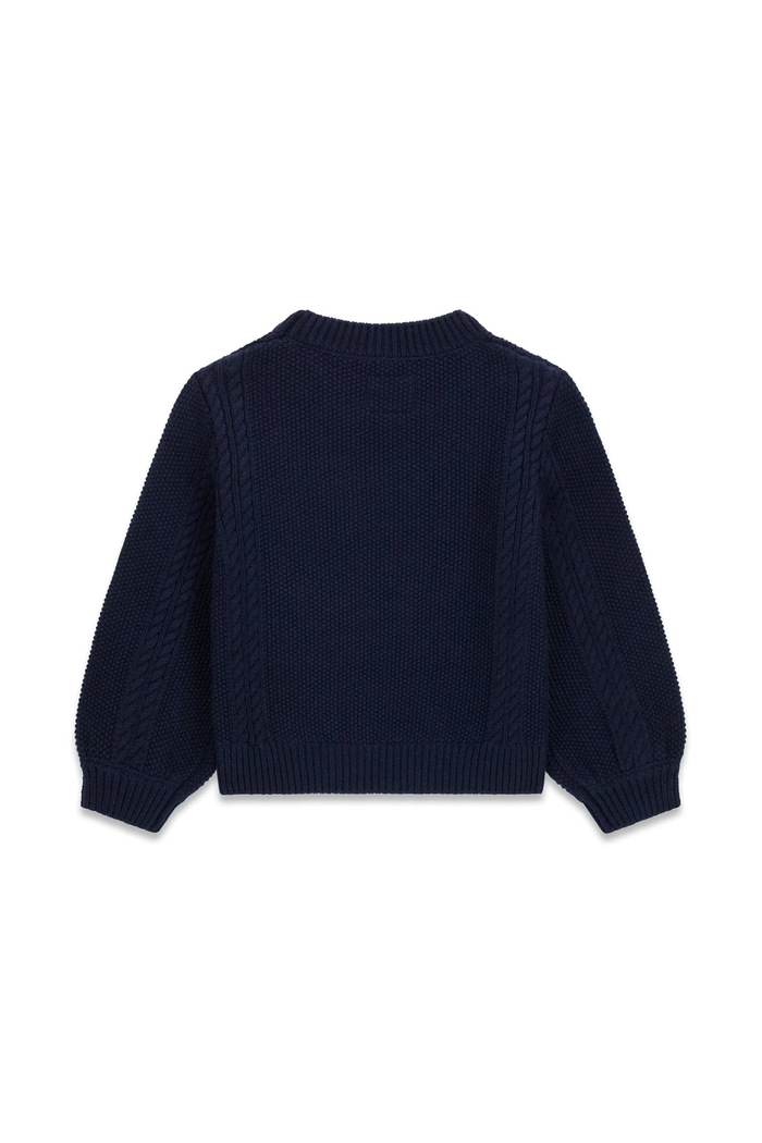 Guess Sweter dziecięcy z dodatkiem wełny K6BR07.Z1285.9BY2 granatowy AW26