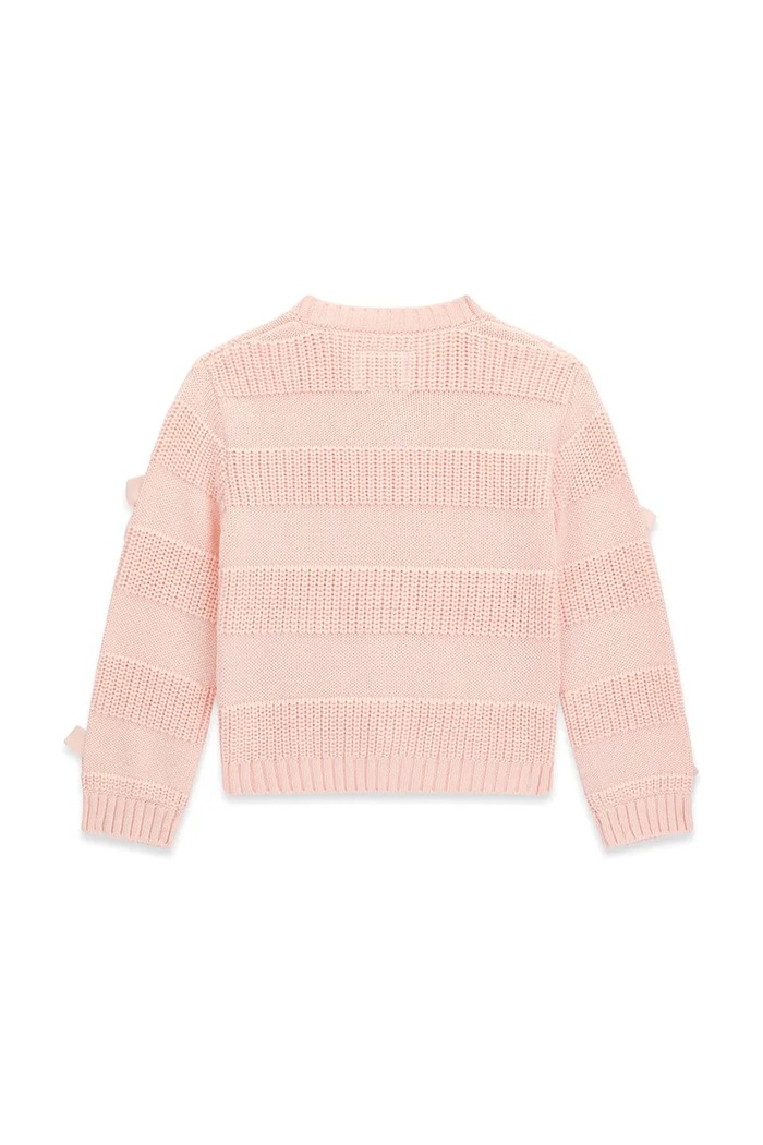 Guess Kardigan dziecięcy bawełniany K6BR06.Z1284.9BY2 różowy AW26