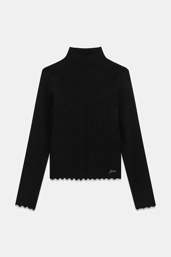 Guess Sweter dziecięcy z wiskozą czarny J6BR29.Z1931.9BY2
