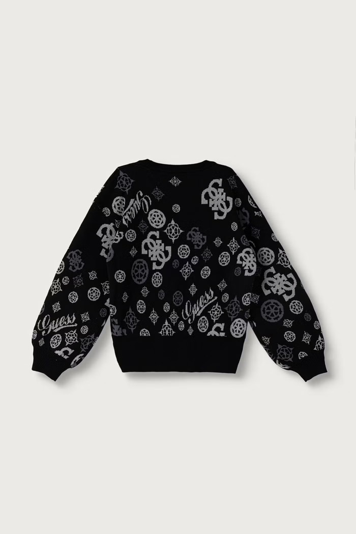 Guess Sweter dziecięcy z dodatkiem wełny J6BR18.Z1352.9BY2 czarny AW26