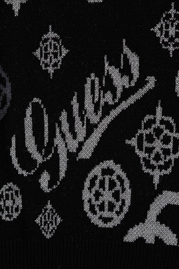 Dziewczynka Guess Sweter dziecięcy z dodatkiem wełny J6BR18.Z1352.9BY2 czarny