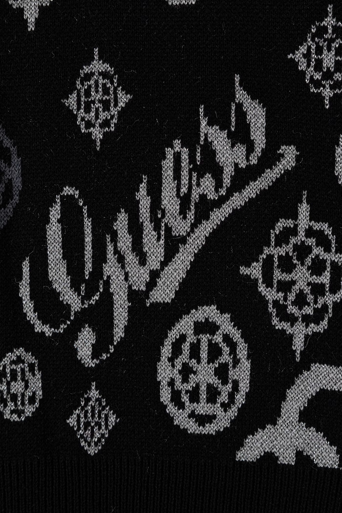 Dziewczynka Guess Sweter dziecięcy z dodatkiem wełny J6BR18.Z1352.9BY2 czarny
