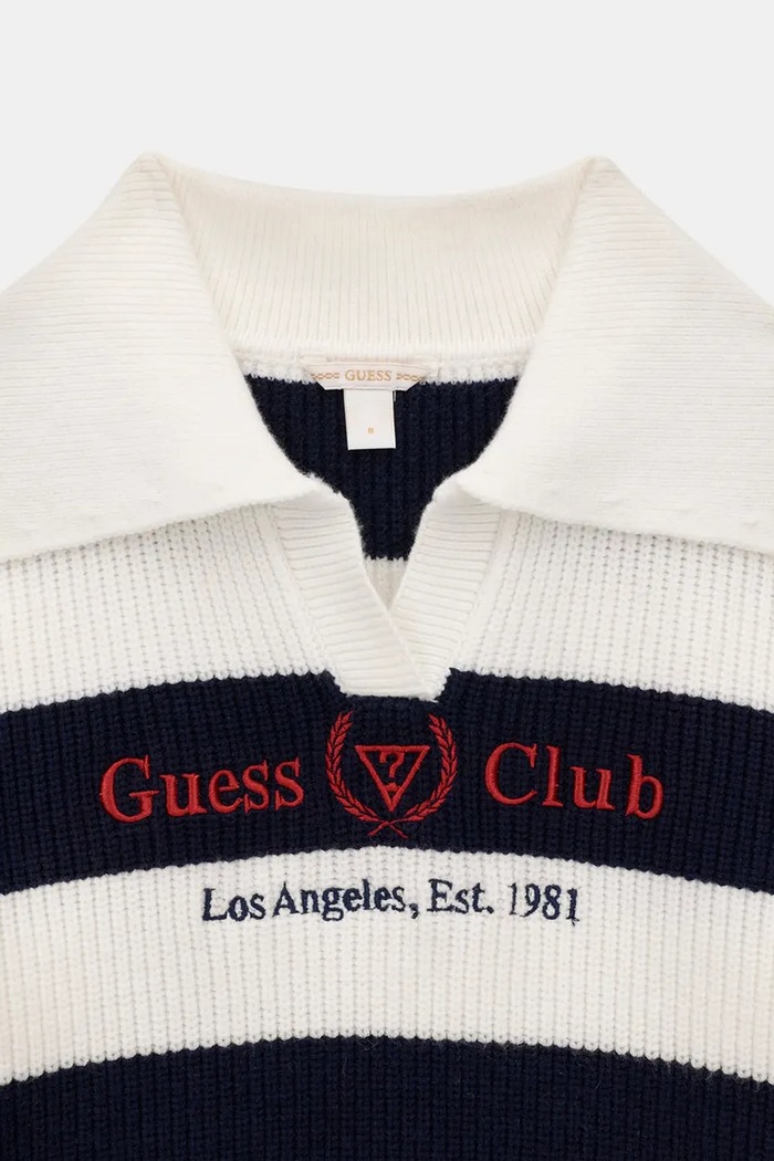 Dziewczynka Guess Sweter dziecięcy z wiskozą J6BR14.Z1348.9BY2 beżowy
