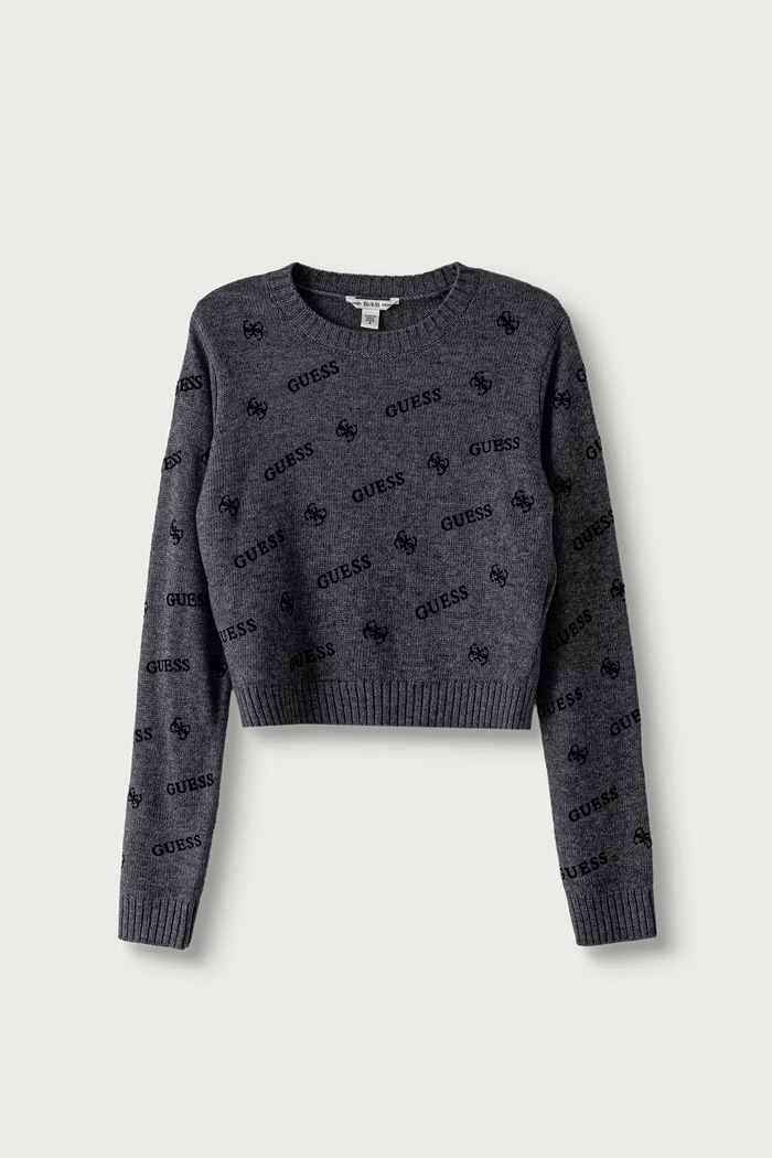 Guess Sweter dziecięcy z wełną szary J6BR11.Z1345.9BY2