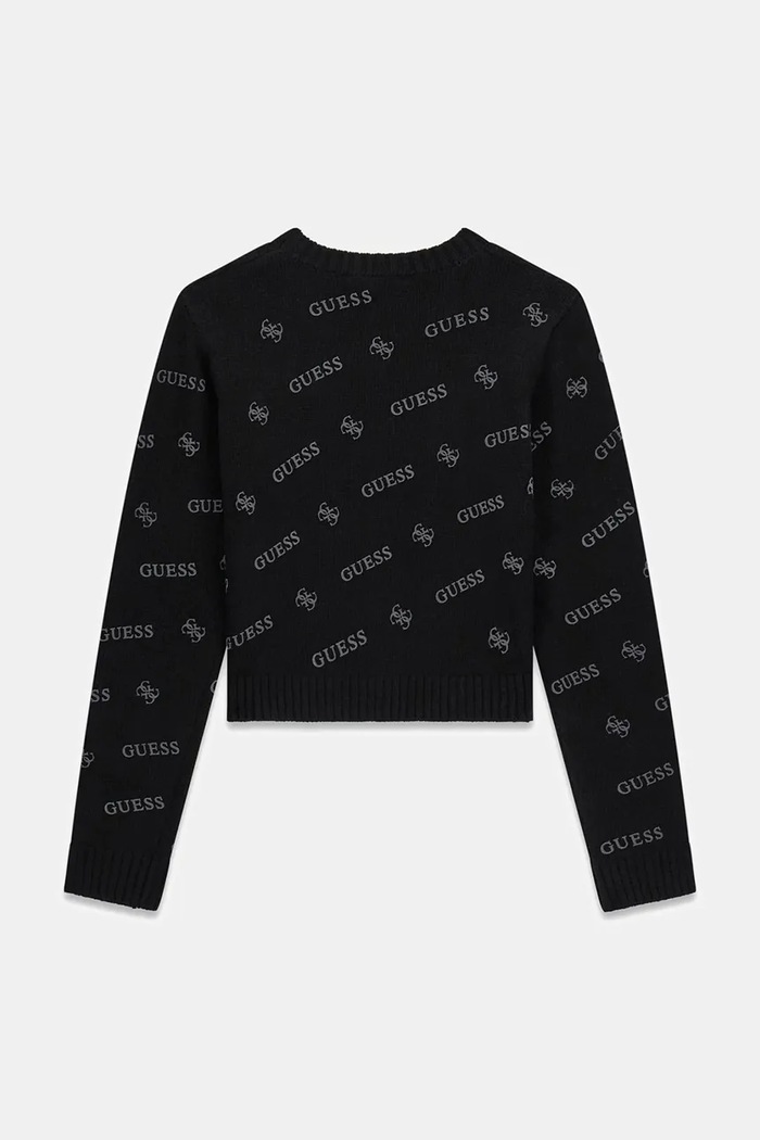 Guess Sweter dziecięcy z wełną J6BR11.Z1345.9BY2 czarny AW26