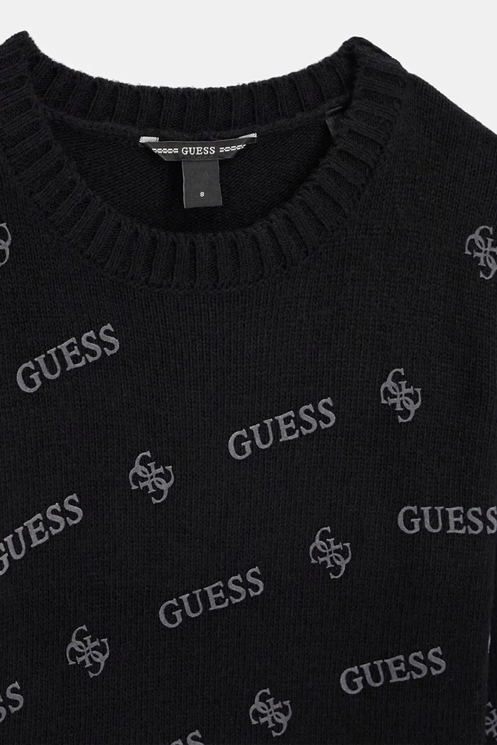 Dziewczynka Guess Sweter dziecięcy z wełną J6BR11.Z1345.9BY2 czarny