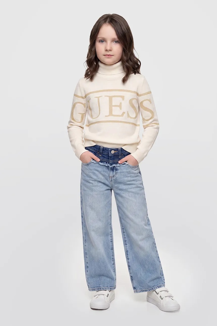 Guess Sweter dziecięcy z bawełną J6BR04.Z1338.9BY2