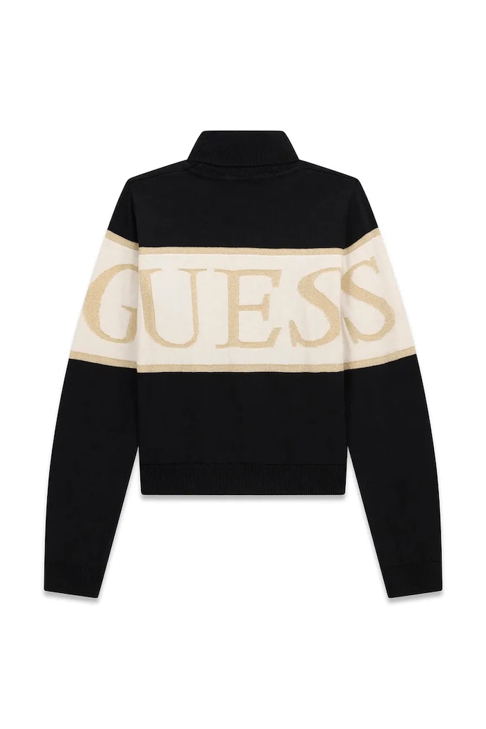 Dziewczynka Guess Sweter dziecięcy z bawełną J6BR04.Z1338.9BY2 czarny