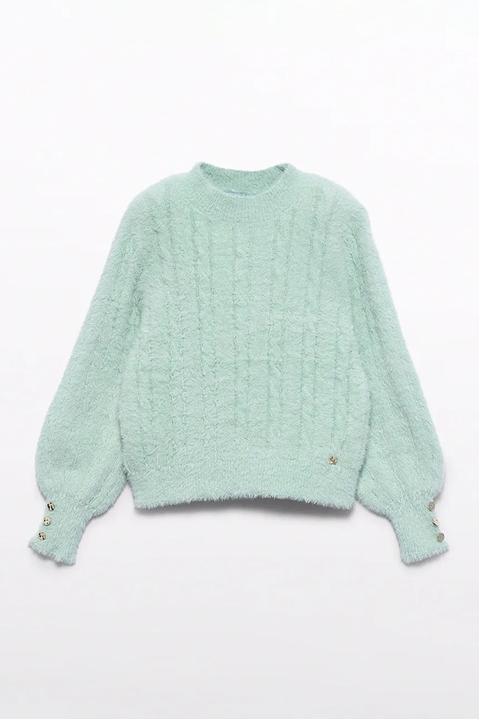 Abel&Lula Svetr dětský 5879.4.Mini.9BY2 tyrkysová AW26