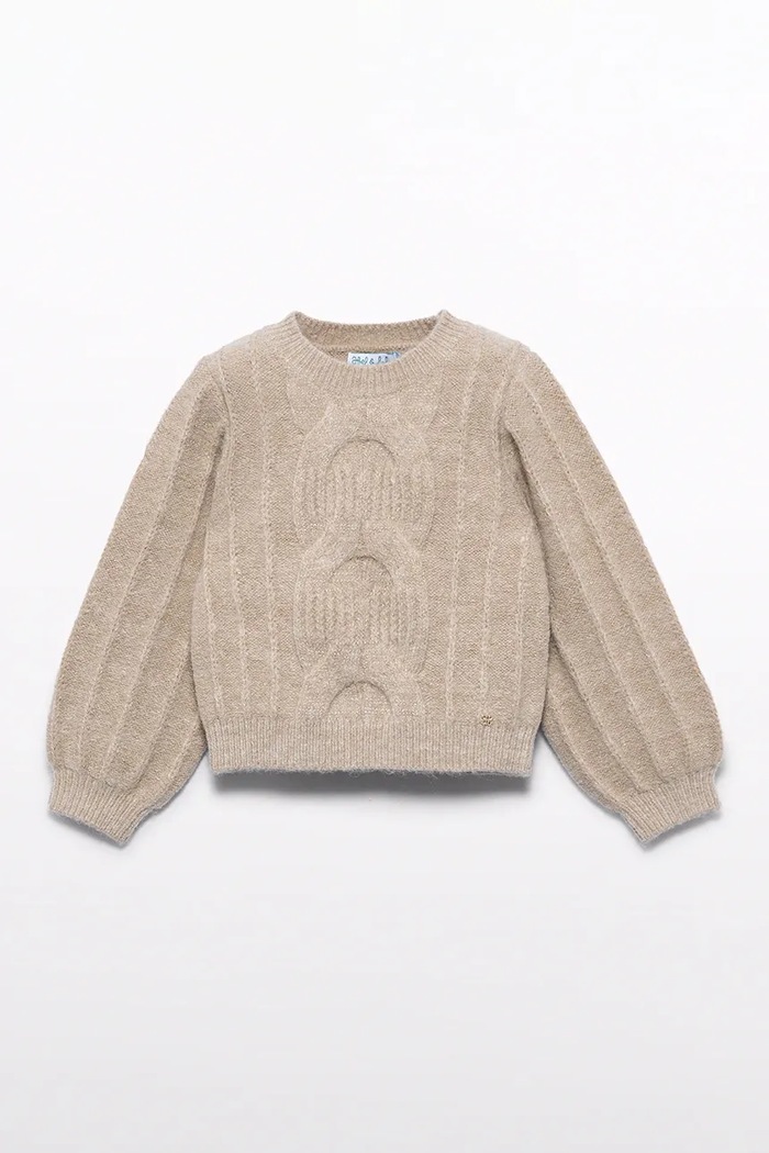Abel&Lula pulover za djecu 5877.3.Mini.9BY2 bež AW26