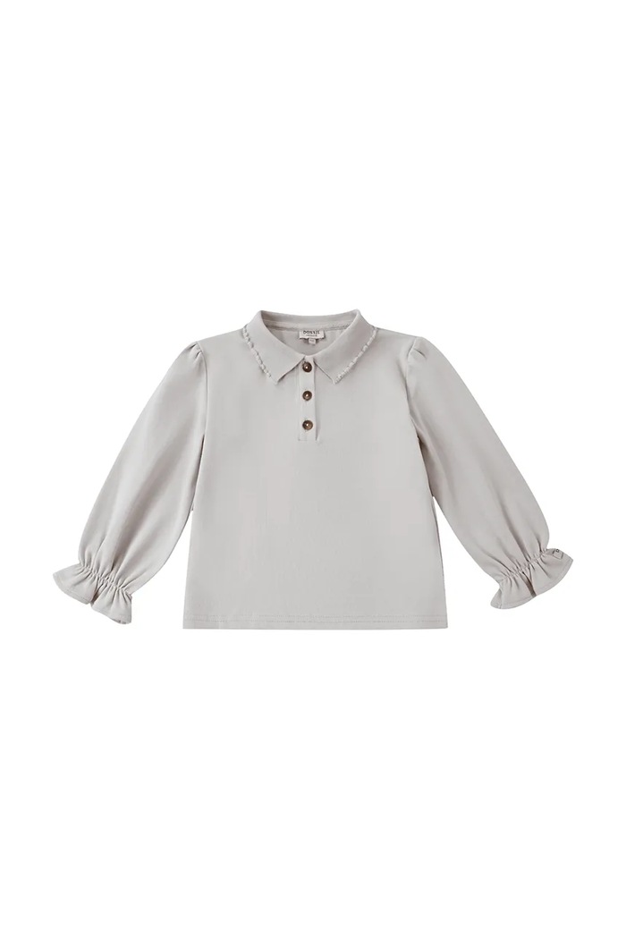 Donsje sweter dziecięcy bawełniany Pluimpje Sweater 4121900 beżowy AW26