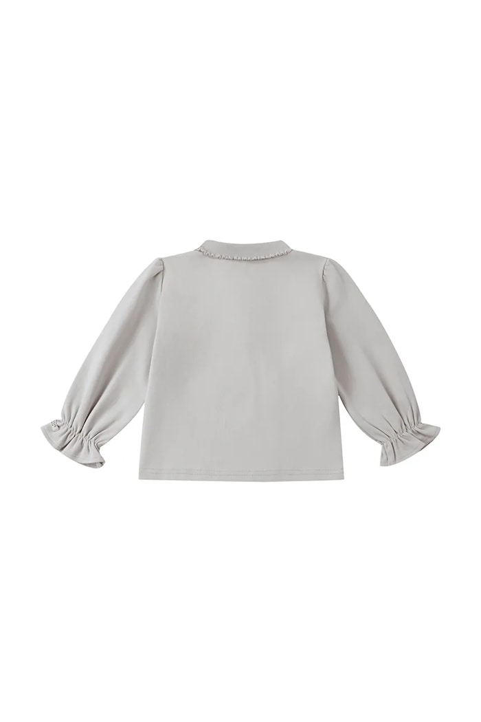 Dziewczynka Donsje sweter dziecięcy bawełniany Pluimpje Sweater 4121900 beżowy