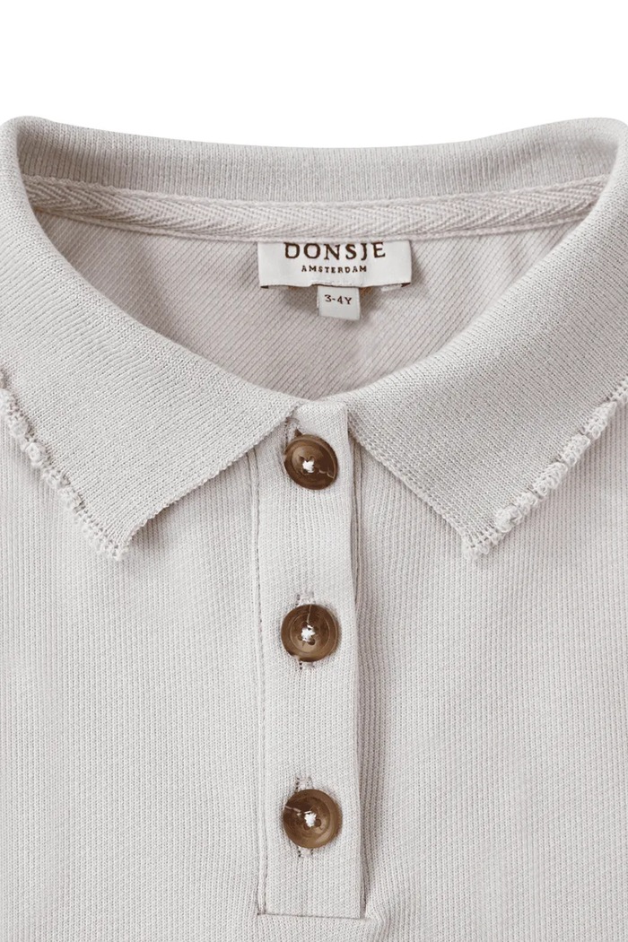Donsje sweter dziecięcy bawełniany Pluimpje Sweater beżowy 4121900