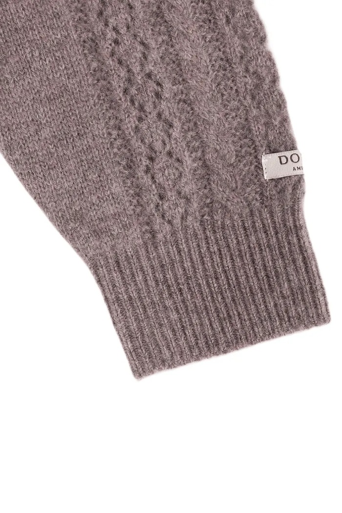 Жилетка за деца от мериносова вълна Danik Merino Wool Cardigan Donsje кафяв 4102500