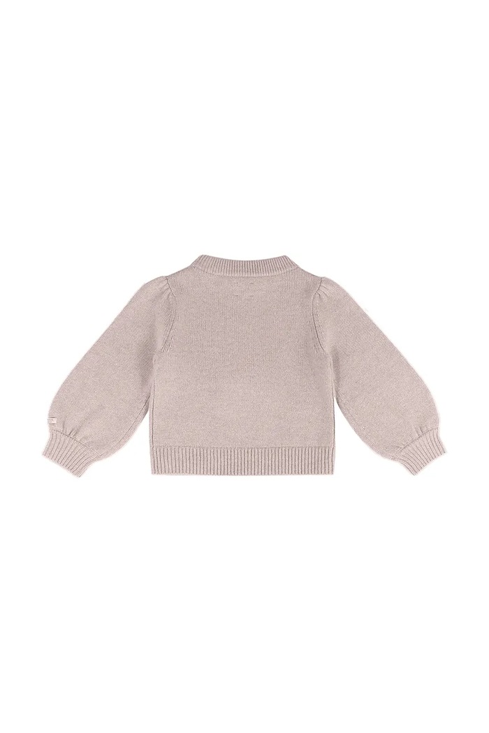 Момиче Donsje Пуловер за деца от мериносова вълна Denna Merino Wool Sweater Cat 4090702.74.92 розов