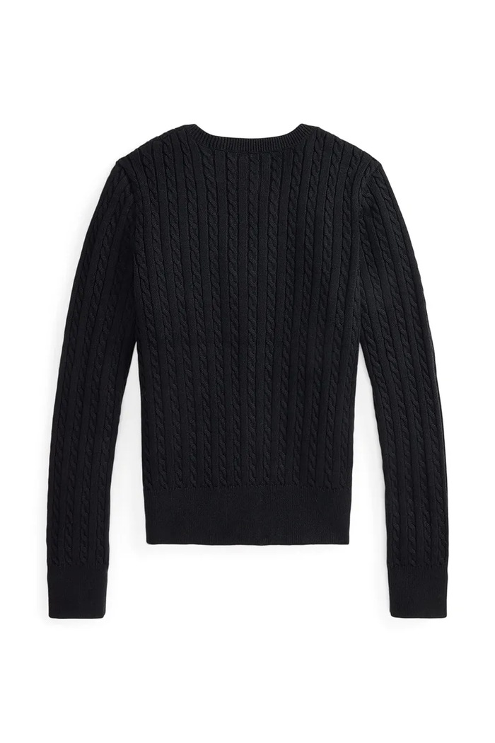 Djevojčice Polo Ralph Lauren Kardigan za djecu od pamuka 313543047005 crna