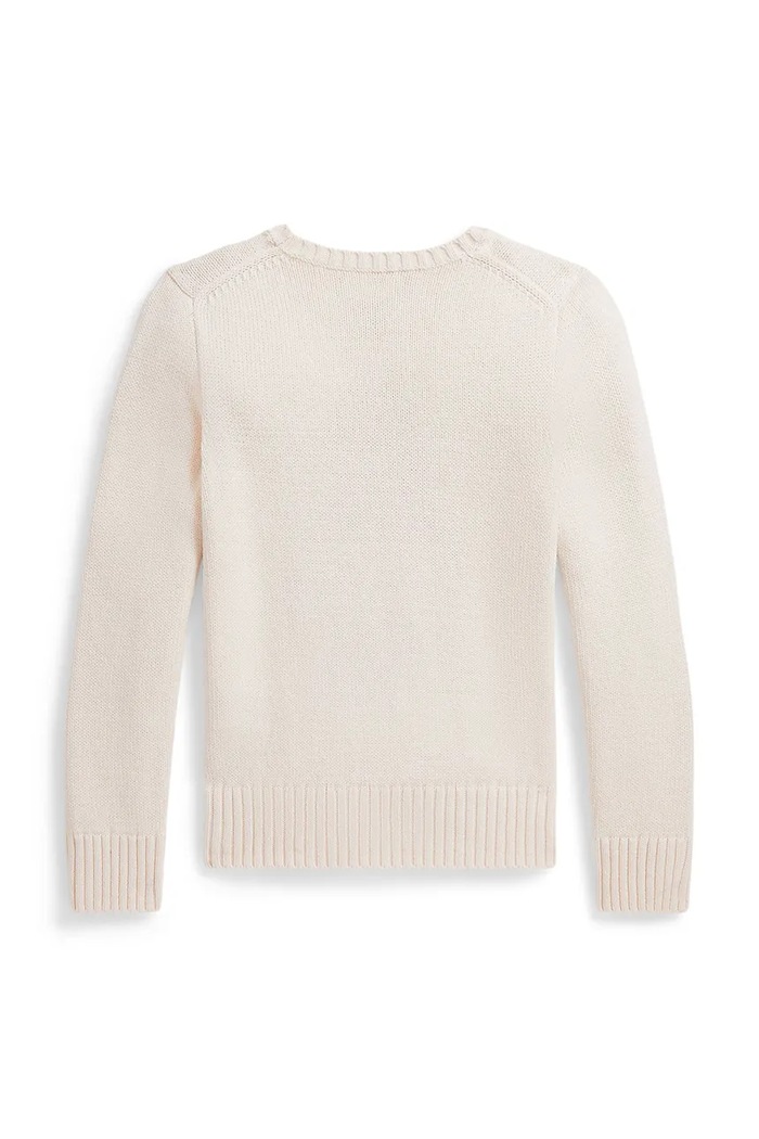 Polo Ralph Lauren Sweter dziecięcy bawełniany beżowy 313B26004001