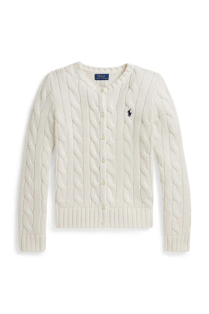 Polo Ralph Lauren kardigan otroški bombažen bež 313B25968003