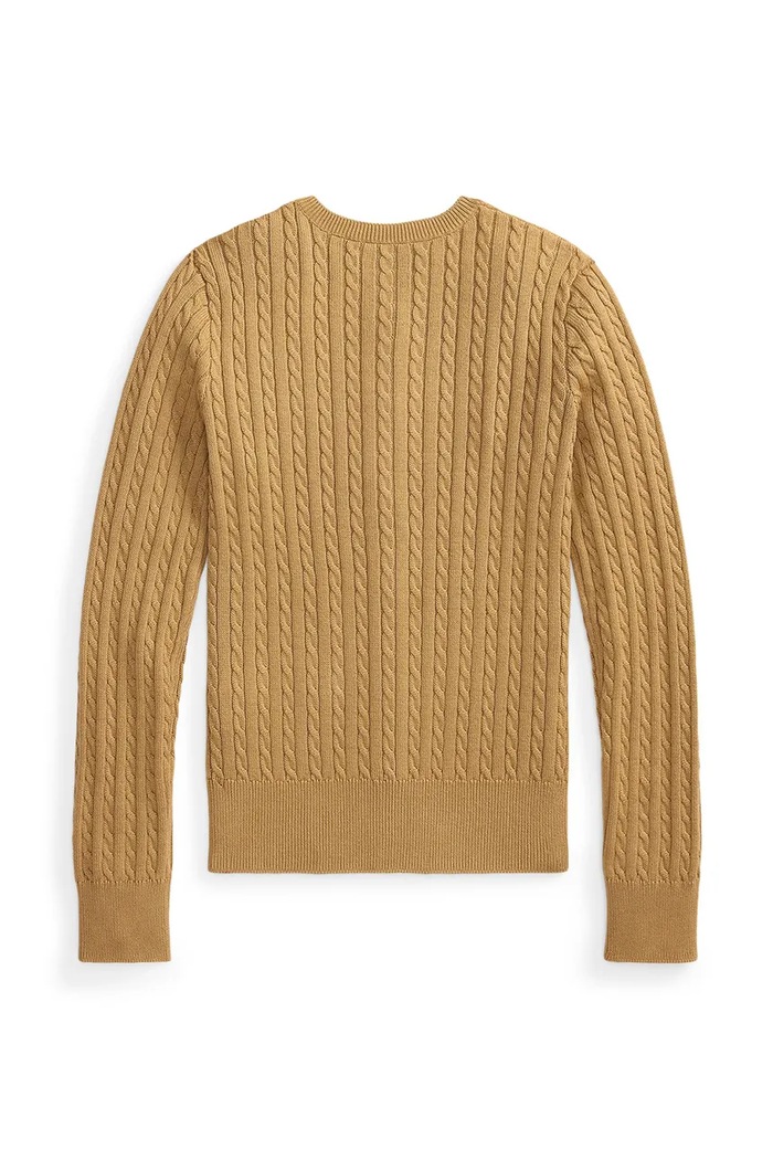 Djevojčice Polo Ralph Lauren Kardigan za djecu od pamuka 313919829501 smeđa
