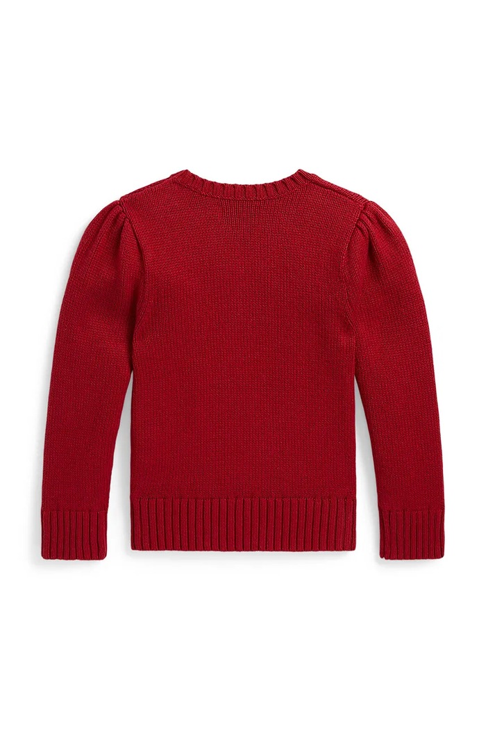 Polo Ralph Lauren Sweter dziecięcy bawełniany czerwony 312B28301001