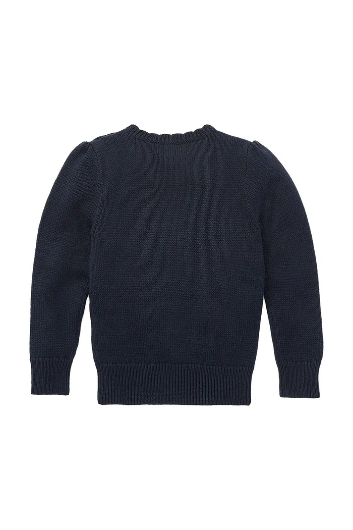 Djevojčice Polo Ralph Lauren Pulover za djecu od pamuka 312702268001 mornarsko plava