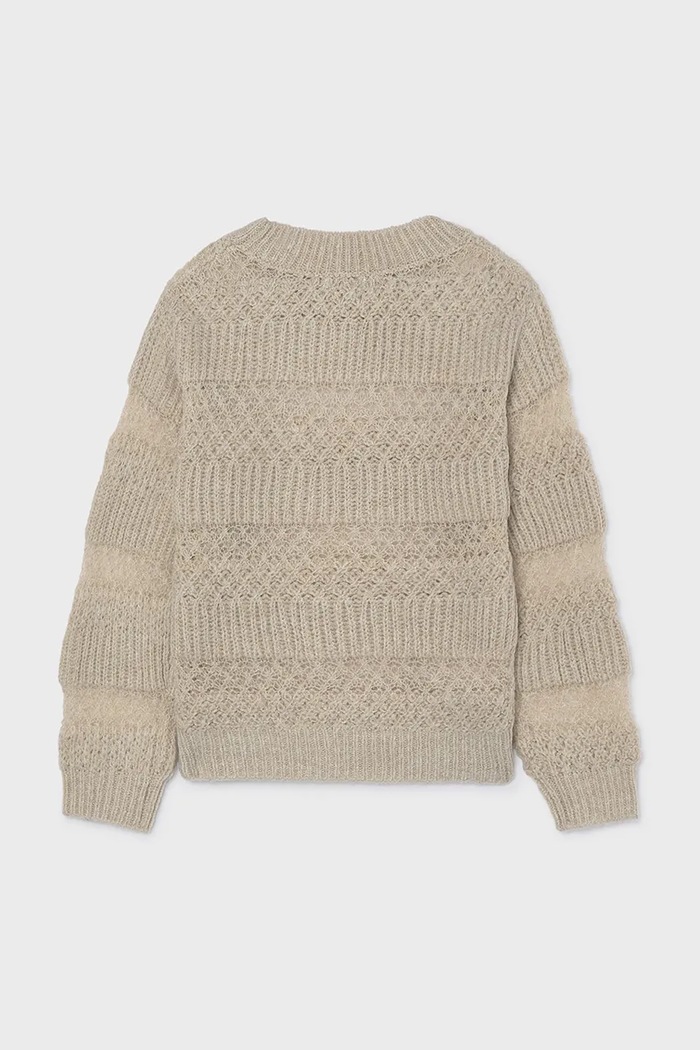 Mayoral sveter detský s vlnou 7335.8C.Junior.9BY2 béžová AW26