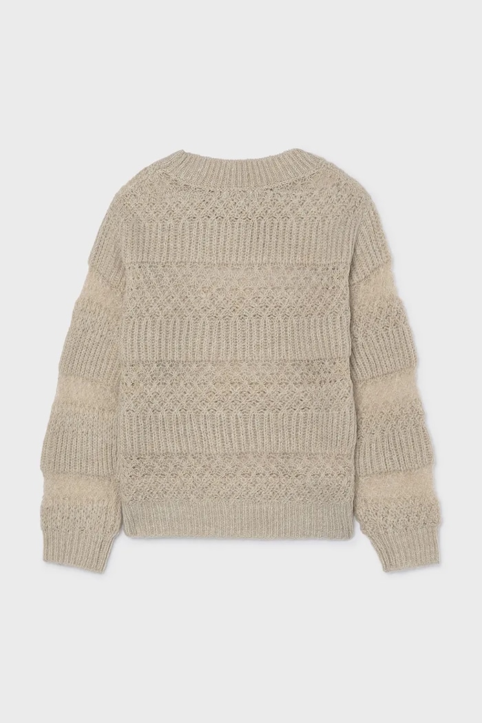 Mayoral sveter detský s vlnou 7335.8C.Junior.9BY2 béžová AW26