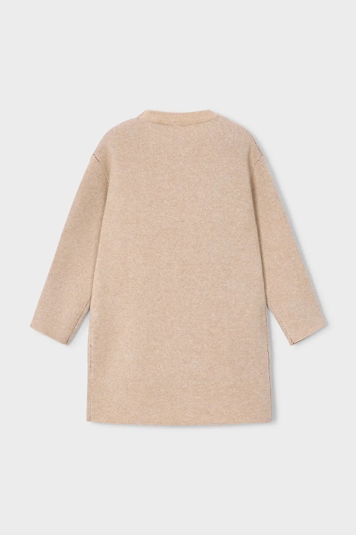Mayoral φόρεμα με βισκόζη 4919.6E.Mini.9BY2 μπεζ AW26