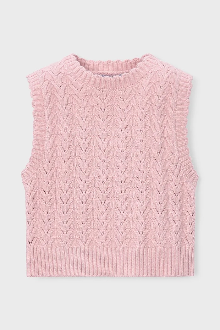 Mayoral безрукавка для детей с вискозой розовый 4329.6J.Mini.9BY2
