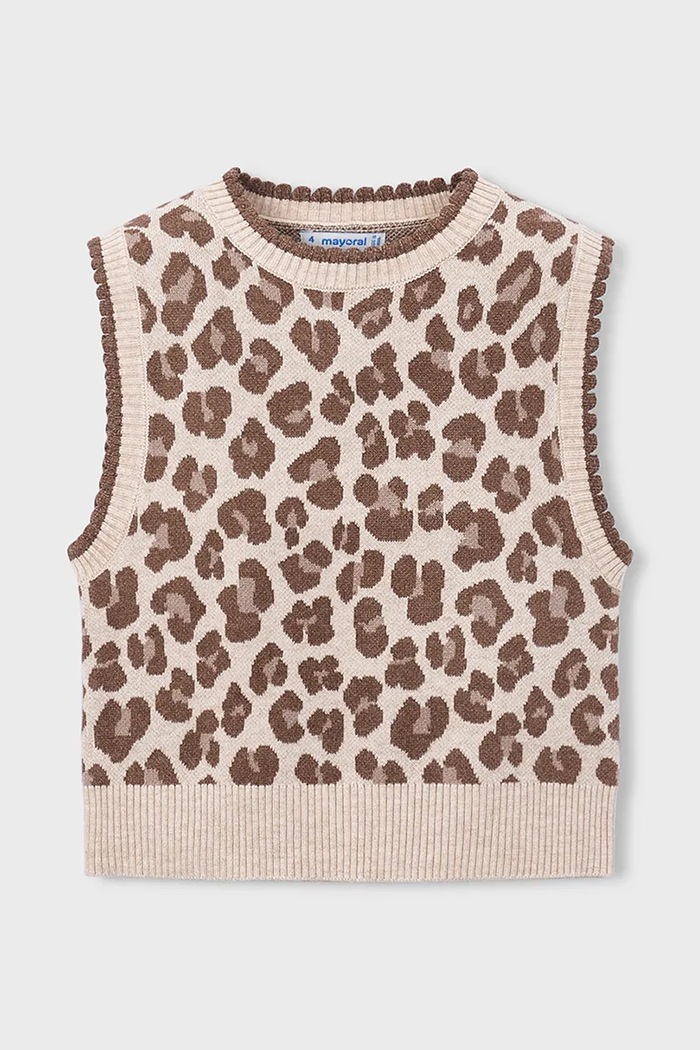 Mayoral Vesta detská s viskózou 4329.6J.Mini.9BY2 béžová AW26