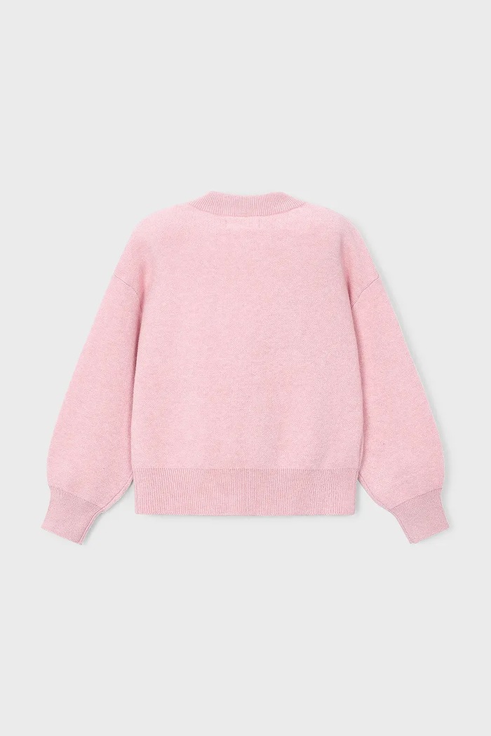 Mayoral кардиган для детей с вискозой 4326.6K.Mini.9BY2 розовый AW26