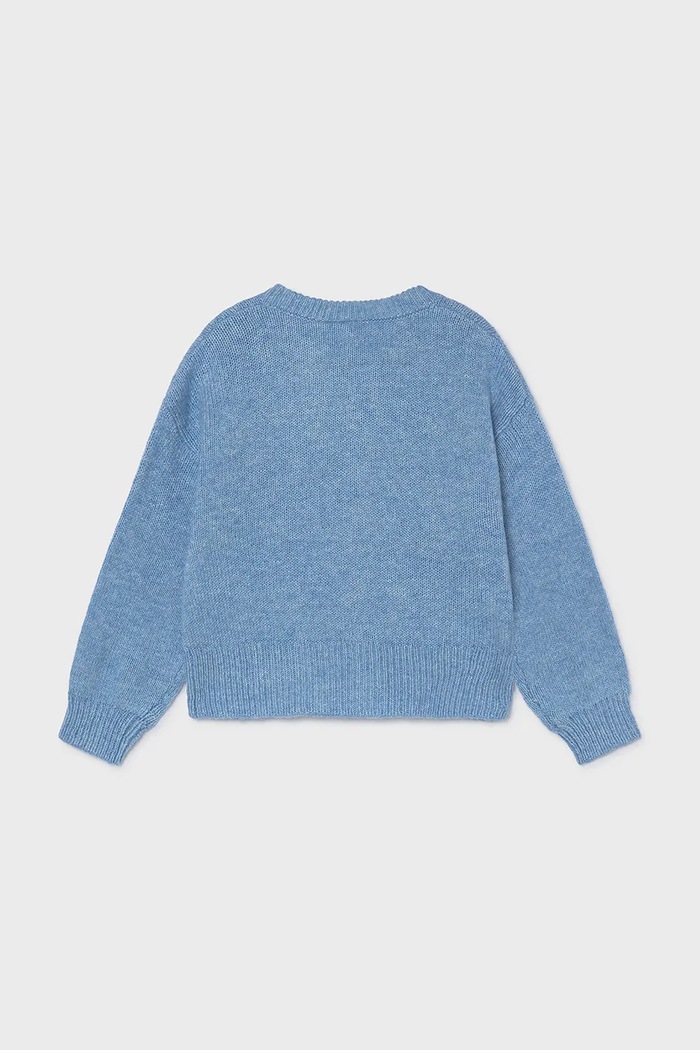 Mayoral Kardigan dětský s bavlnou 4323.6C.Mini.9BY2 modrá AW26