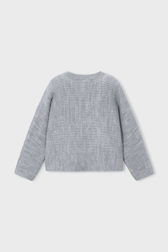 Dziewczynka Mayoral Sweter dziecięcy z dodatkiem wełny 4322.6K.Mini.9BY2 szary