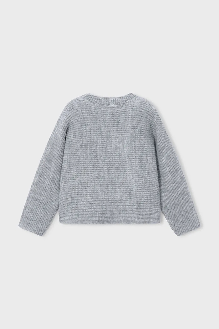 Dziewczynka Mayoral Sweter dziecięcy z dodatkiem wełny 4322.6K.Mini.9BY2 szary