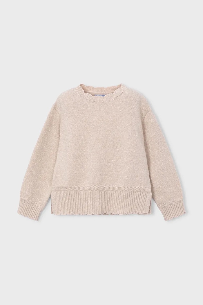 Mayoral свитер для детей с вискозой 4320.6J.Mini.9BY2 бежевый AW26