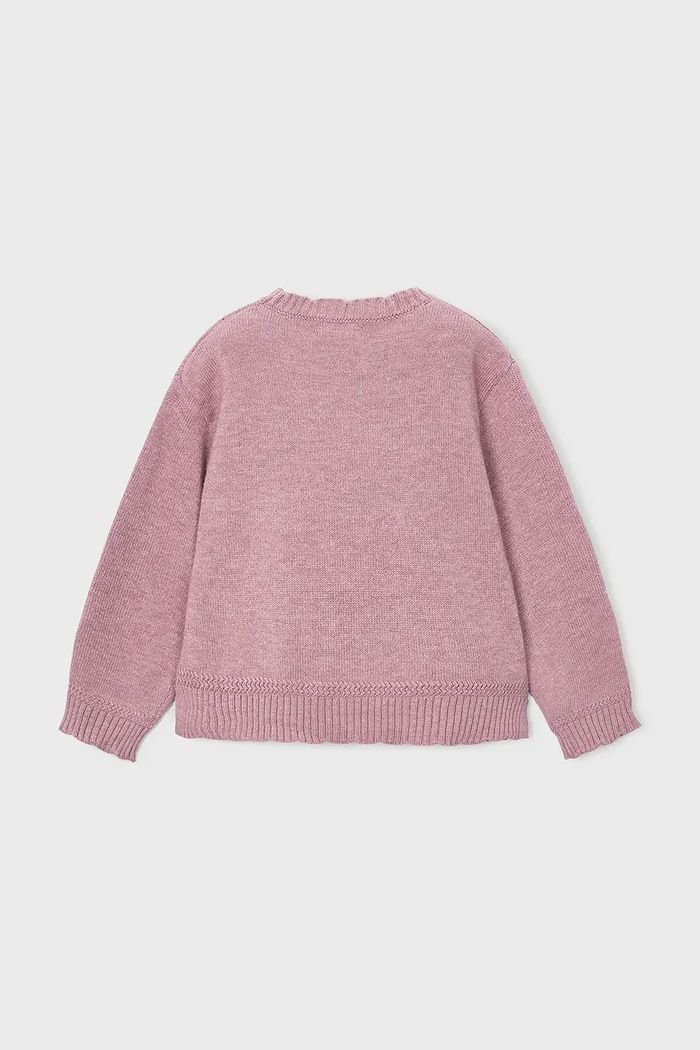 Mayoral πουλόβερ παιδικό με βισκόζη 4320.6J.Mini.9BY2 ροζ AW26